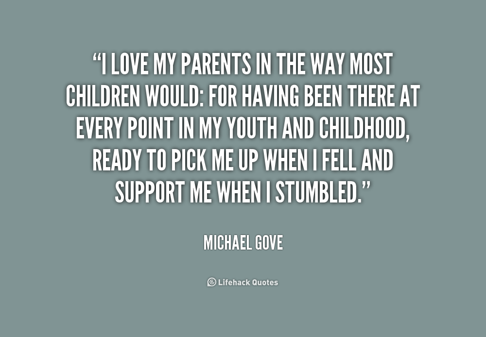I Love My Parents Quotes. QuotesGram
