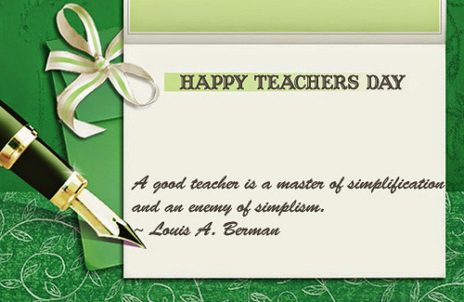 Teachers Day Quotes In English. QuotesGram