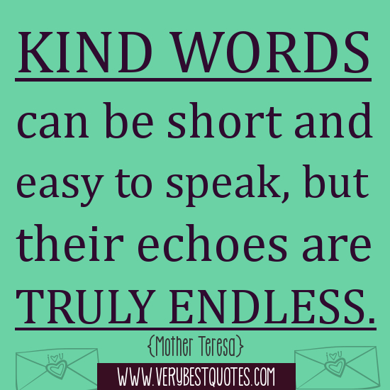 Kind Word Quotes. QuotesGram