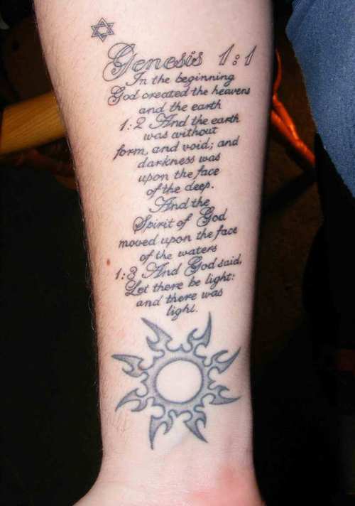 Small Tattoo Bible Quotes Quotesgram
