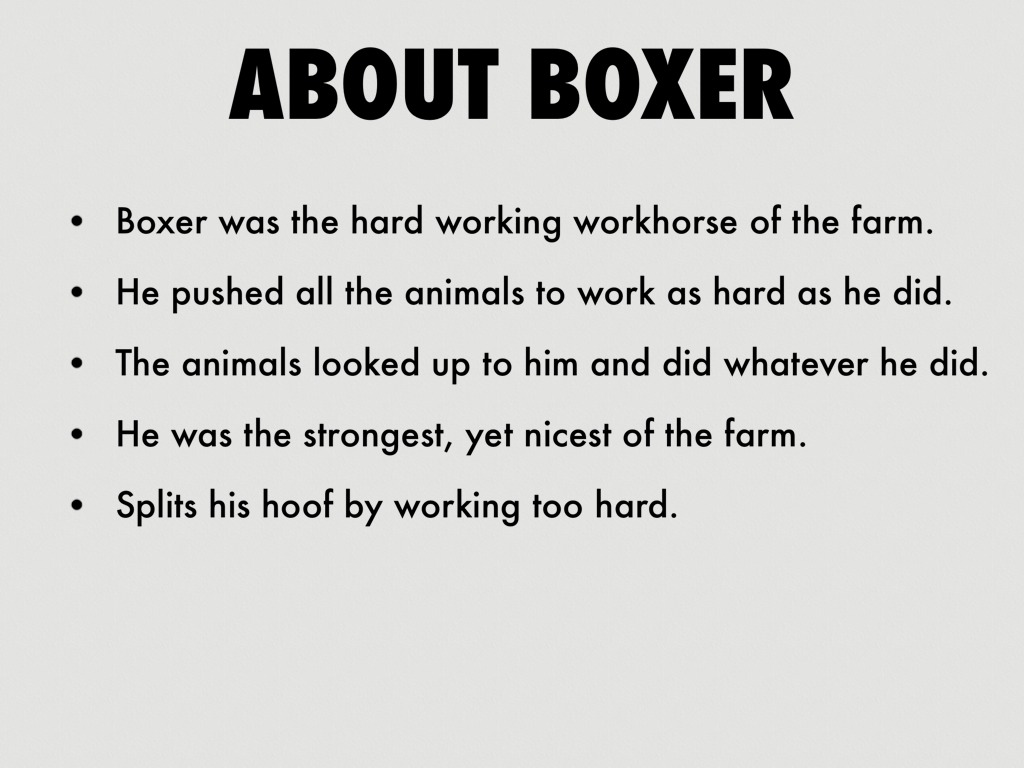 Boxer Animal Farm George Orwell Quotes QuotesGram