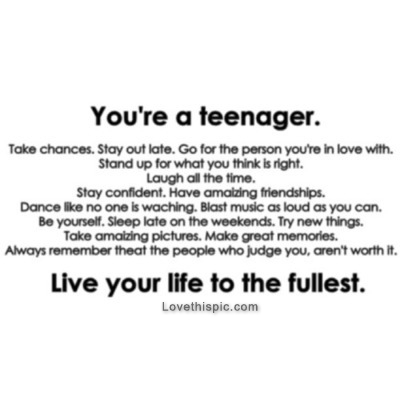 Teenage Quotes About Being Happy. QuotesGram