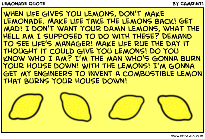 Lemonade Quotes. QuotesGram