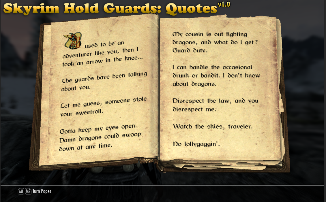 Skyrim Guard Quotes List. QuotesGram