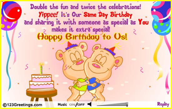 Sharing The Same Birthday Quotes Quotesgram