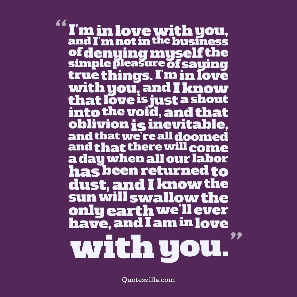 Im Madly In Love With You Quotes QuotesGram