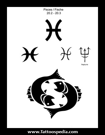 220 Pisces Tattoos Designs 2023 Horoscope Zodiac Signs  Symbols