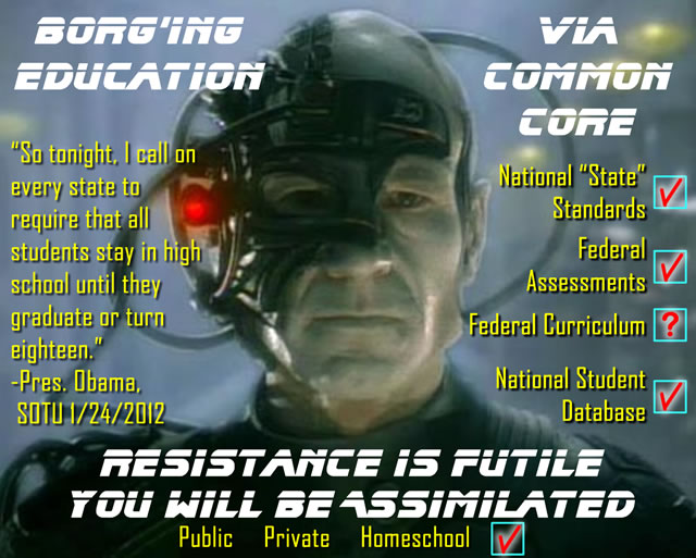 We are the Borg, resistance is futile!