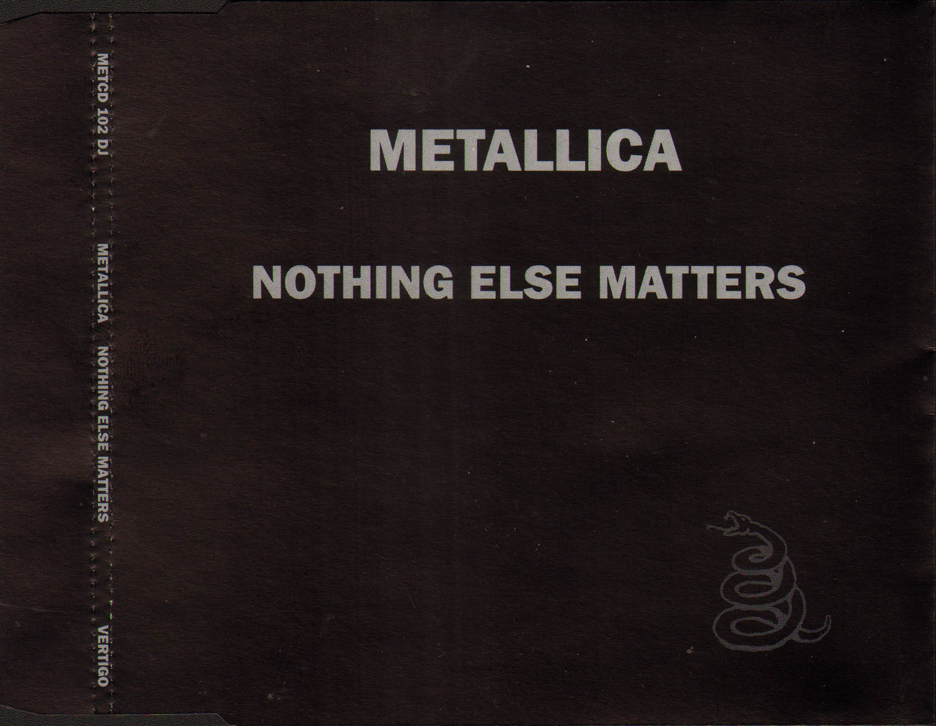 metallica nothing else matters album cover
