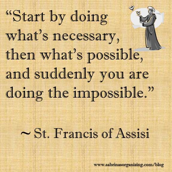 Francis Of Assisi Quotes Impossible QuotesGram