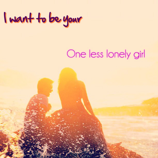 One Less Lonely Girl Quotes. QuotesGram
