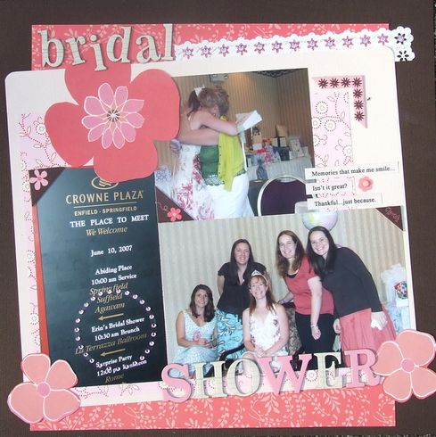 Bridal Shower Quotes For Scrapbooking Quotesgram