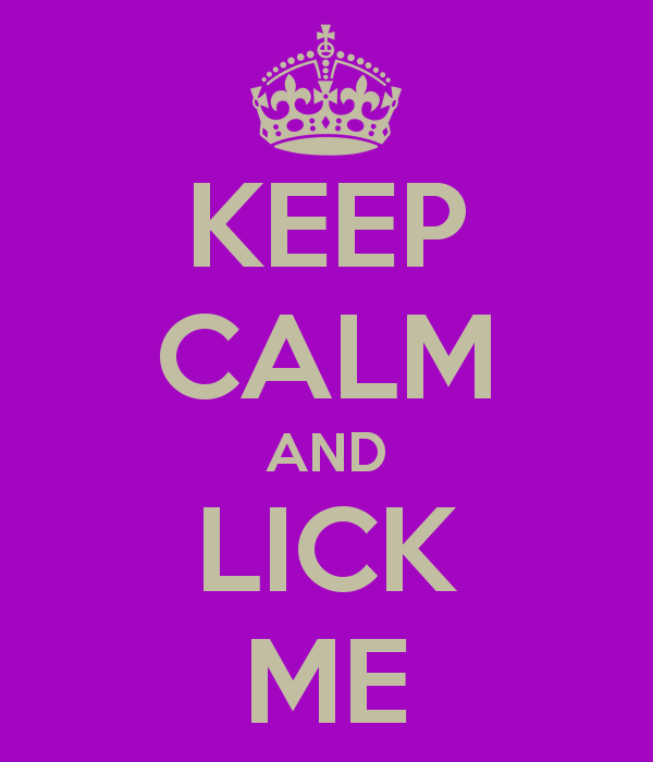 me of Lick you all