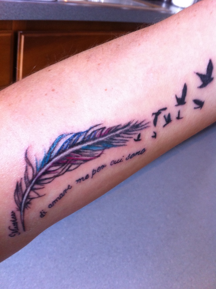 Feather Tattoos With Quotes. QuotesGram