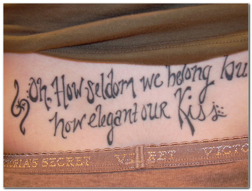 4 Word Quotes Tattoo Ideas. QuotesGram