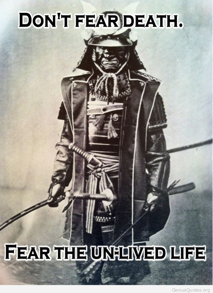 Samurai Quotes On Fear. QuotesGram