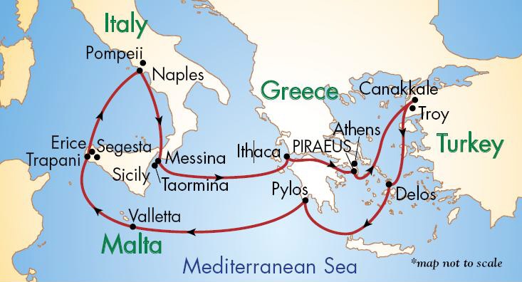 order of odysseus journey