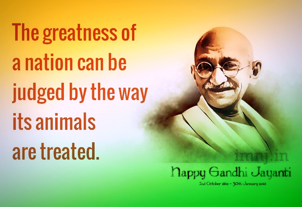 Animal Quotes By Gandhi. QuotesGram