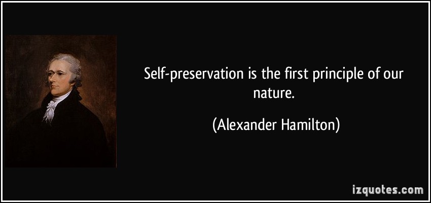 Self-Preservation Quotes. QuotesGram