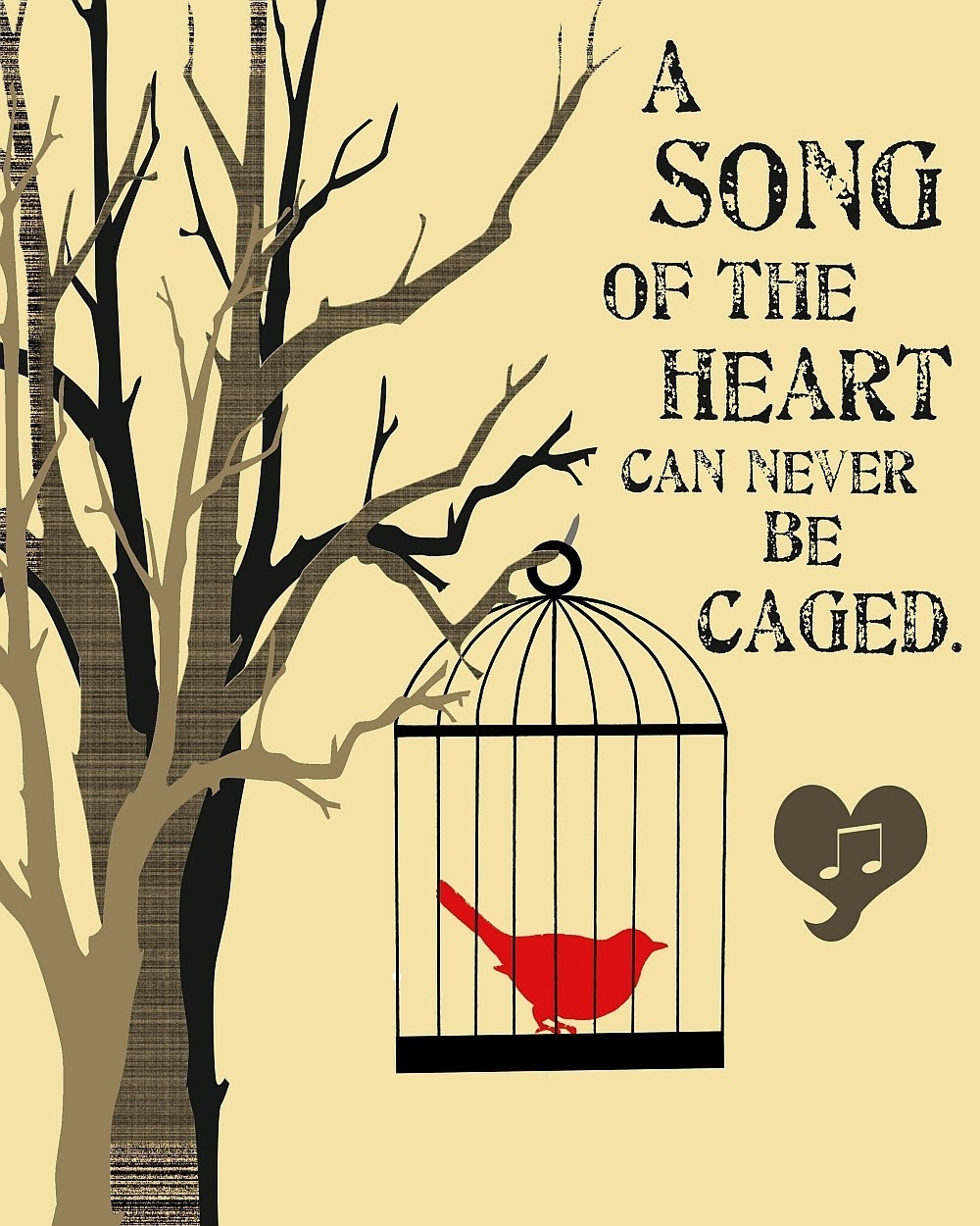 Famous Quotes A Caged Heart. QuotesGram