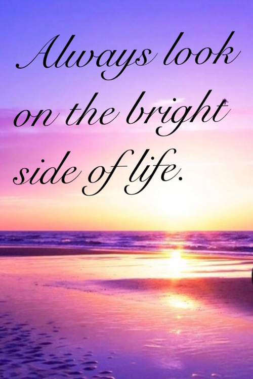Look On The Bright Side Quotes.
