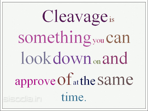 Cleavage Quotes.