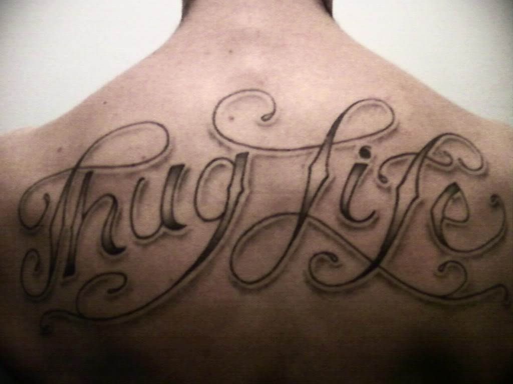 Thug Tattoo Quotes.