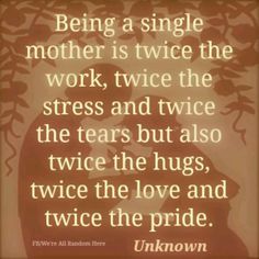 Inspirational Quotes About Single Mothers. QuotesGram