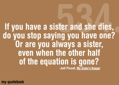 Quotes From My Sister S Keeper. QuotesGram