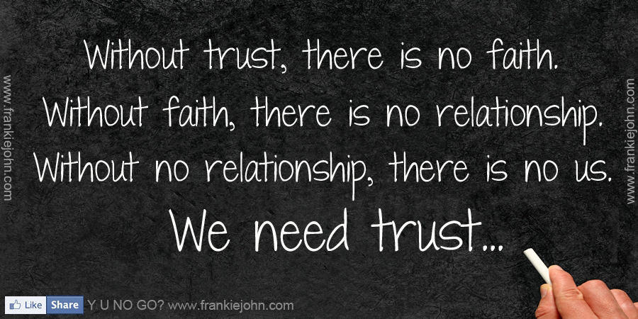 No Trust In Relationship Quote Image