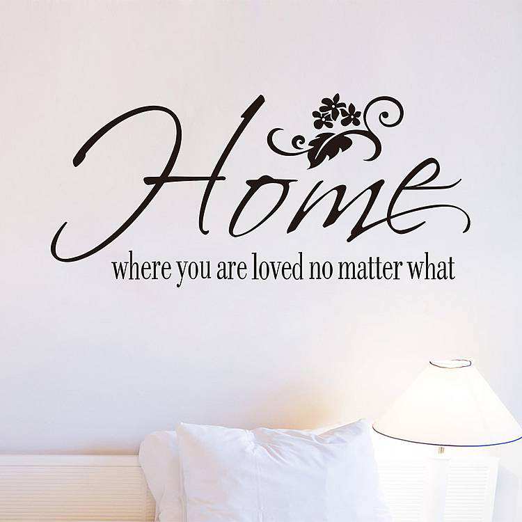 Wall Decals Quotes Home. QuotesGram