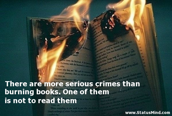 Burning Book Quotes Famous. QuotesGram