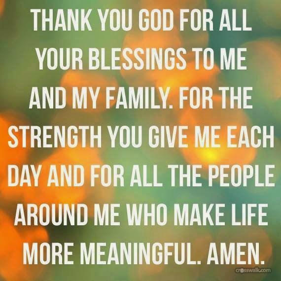 Thank God For Family Quotes. Quotesgram