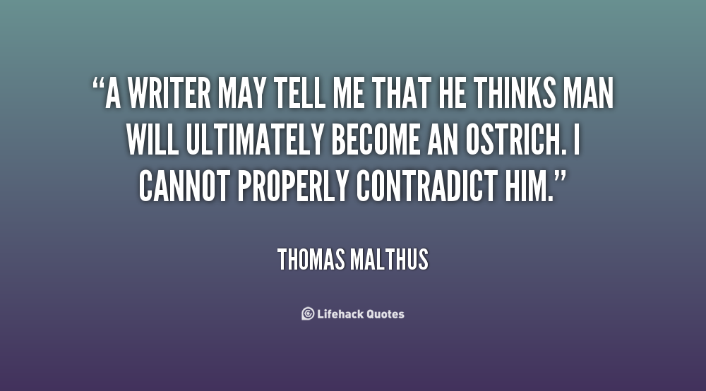 Thomas Malthus Quotes. QuotesGram