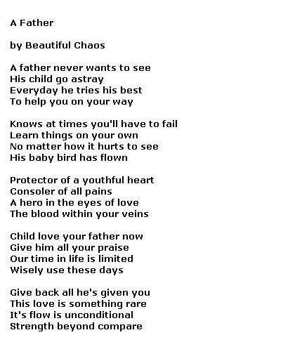 Dad And Daughter Quotes Poems Quotesgram