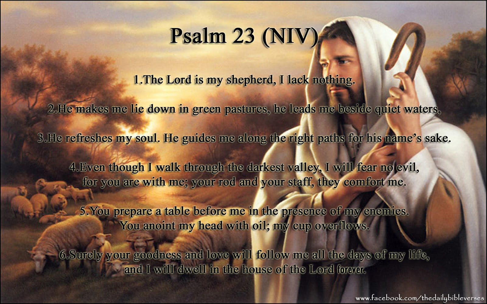 Psalm 23 Niv 84 Movie KyleenHanar