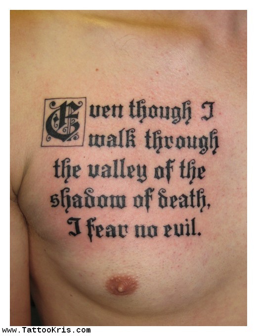 My Tattaoos Are Bible QuotesIK Ogbonna