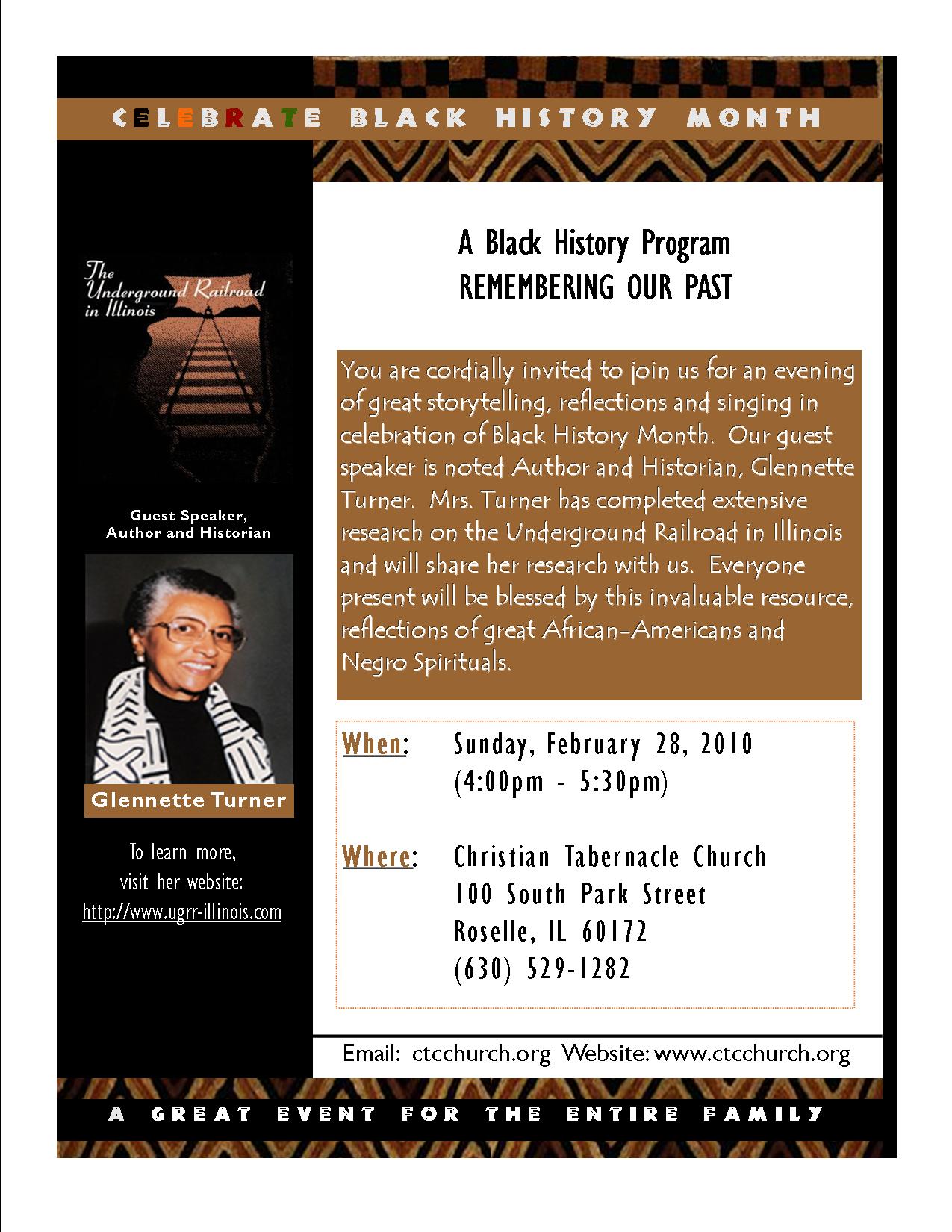Church black history program