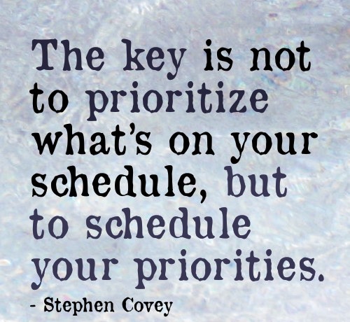 Quotes On Setting Priorities. QuotesGram