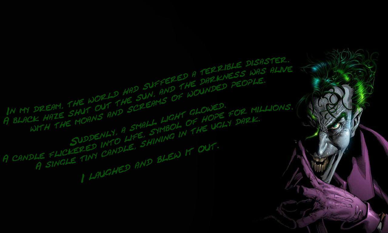 Joker Quotes Madness Quotesgram