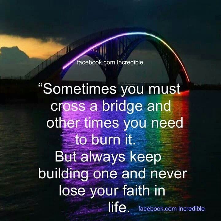 Crossing Bridges Quotes. QuotesGram