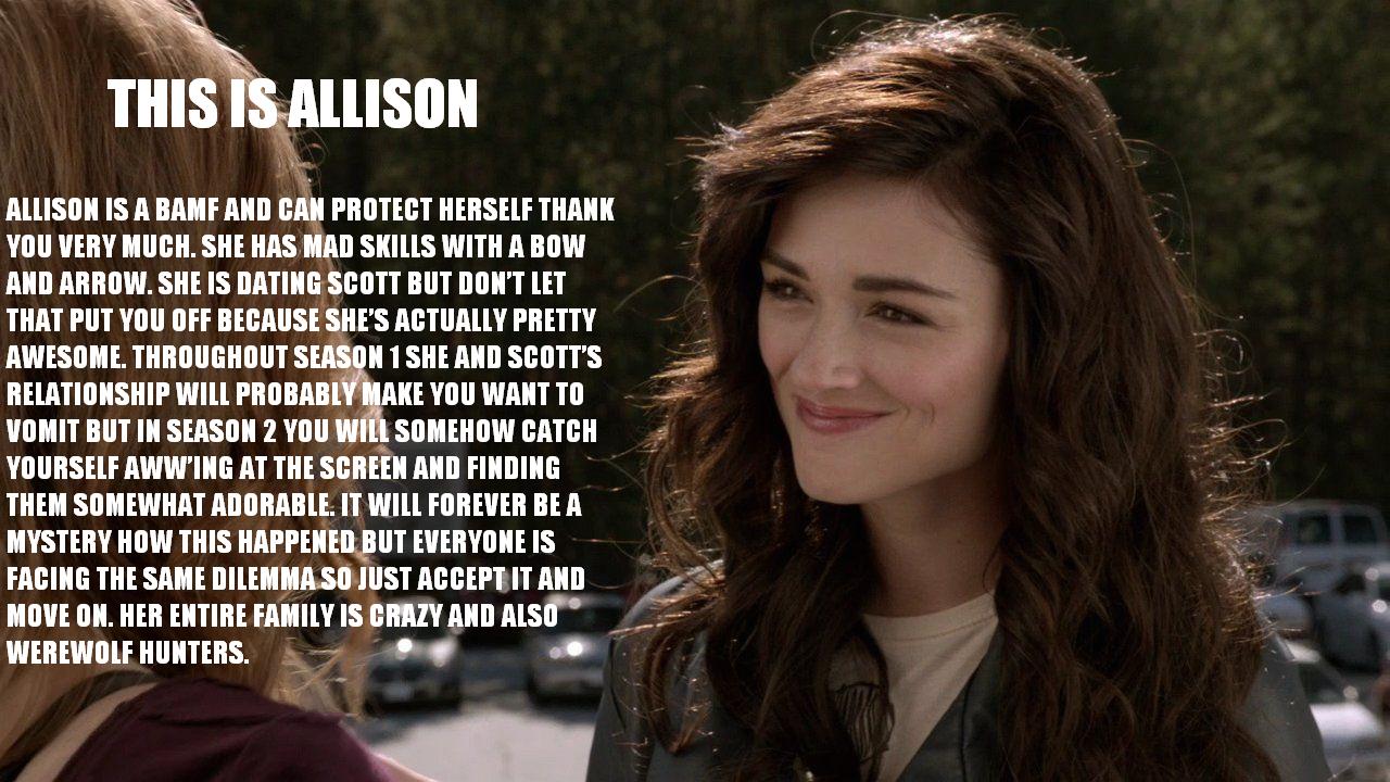 Allison From Teen Wolf Quotes Quotesgram