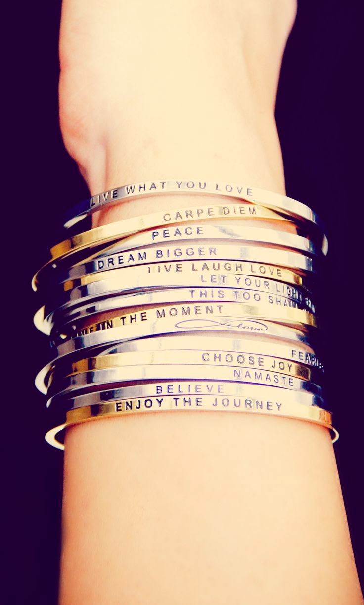 Bracelet quote | I can and I will (1 pcs) - gold, silver & rose – Jewel  Junkie Curaçao