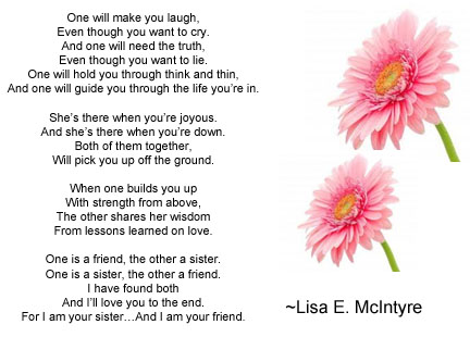 Best Sister Quotes And Poems Quotesgram