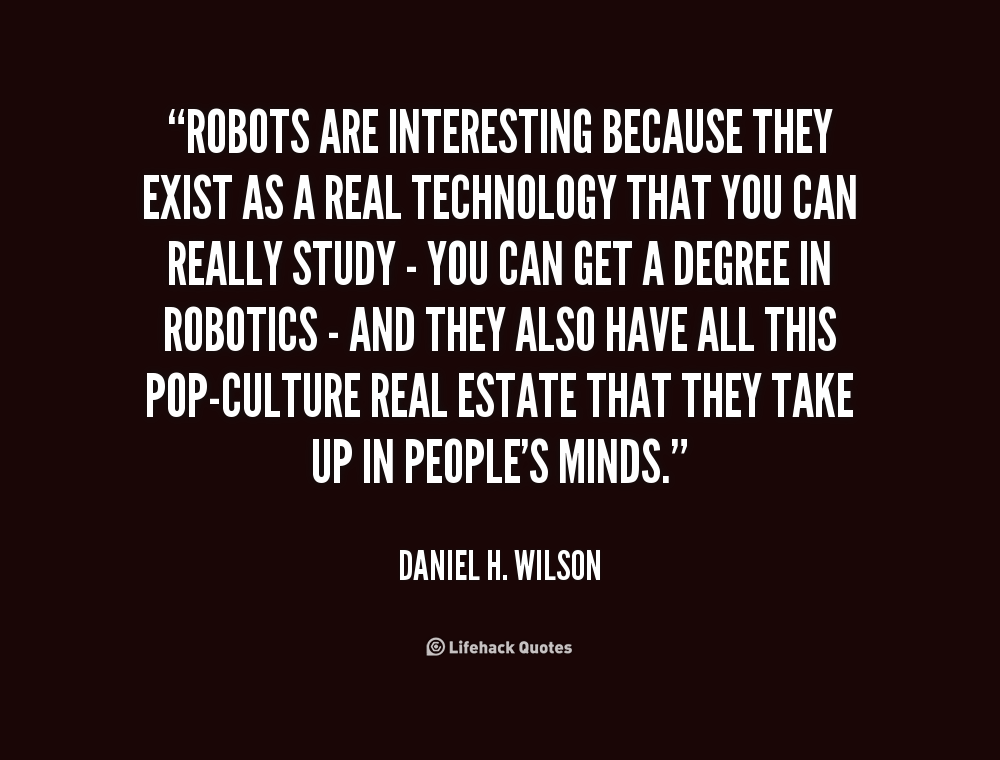 Quotes About Robots. QuotesGram