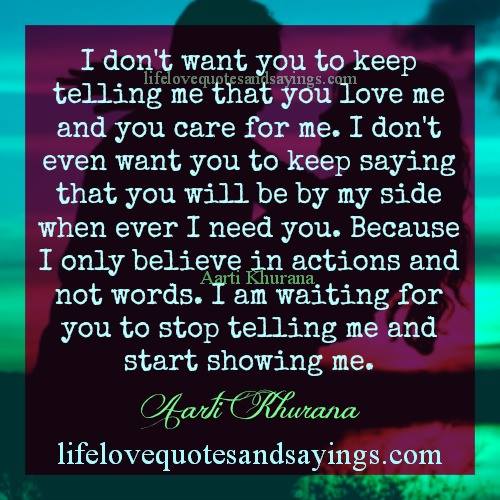 Prove You Love Me Quotes Quotesgram