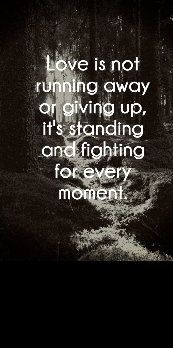 Quotes About Never Giving Up On Love. QuotesGram