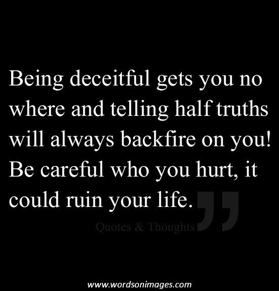 Famous Quotes About Deceit Quotesgram