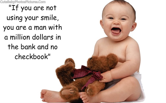 For babies smile cute quotes Cute Smile