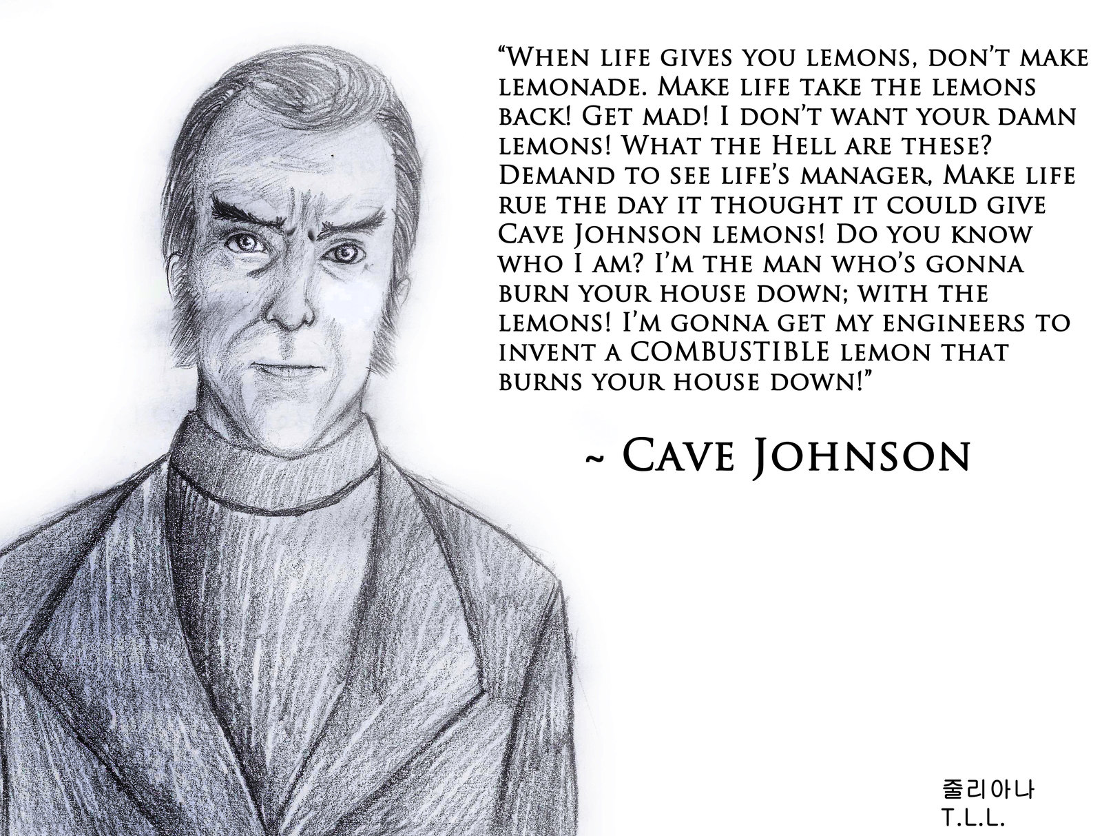 All Cave Johnson Quotes QuotesGram All Cave Johnson Quotes QuotesGram